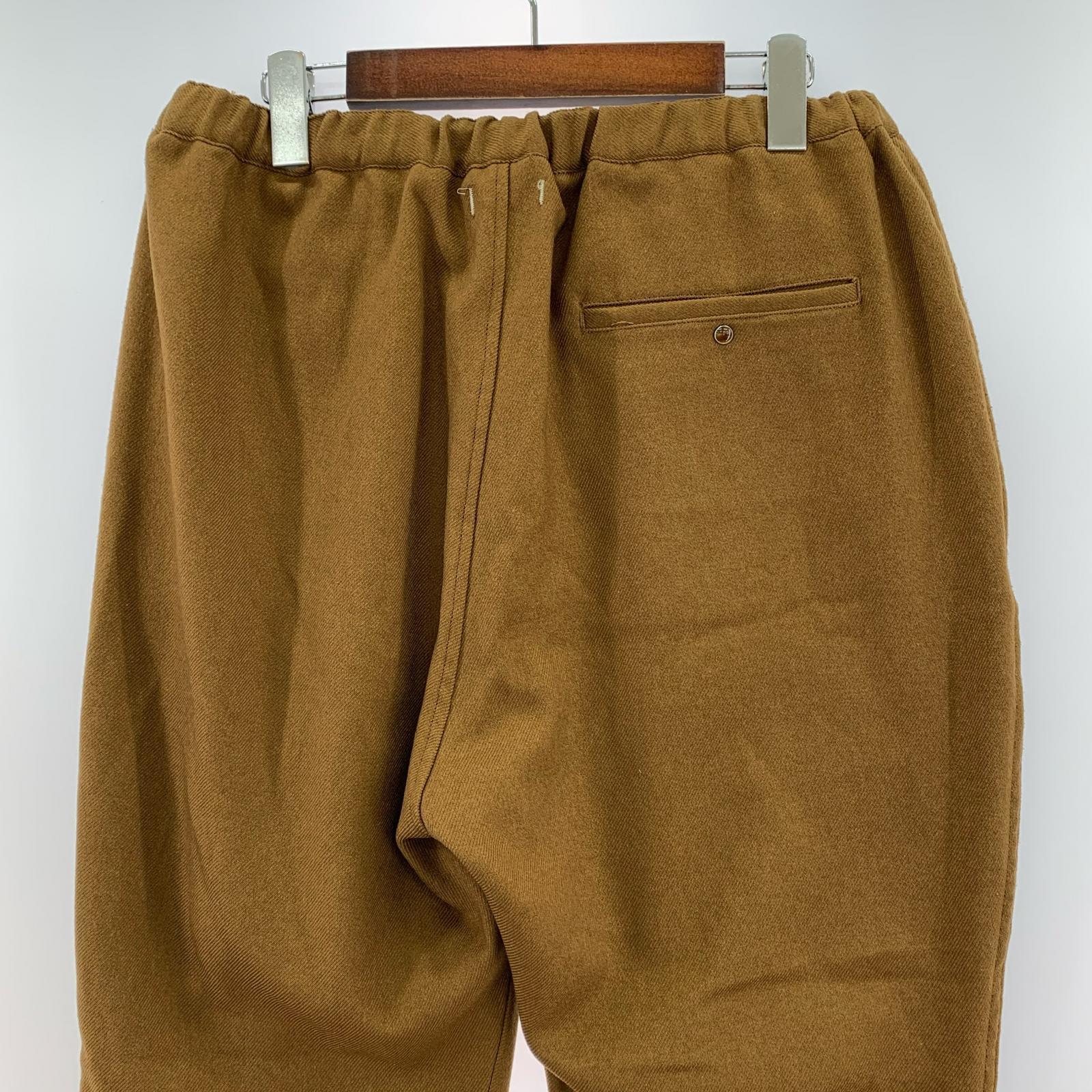 パンツ WOOLLY TWILL ADAM EASY RIB PANTS 茶 (L) L ブラウン