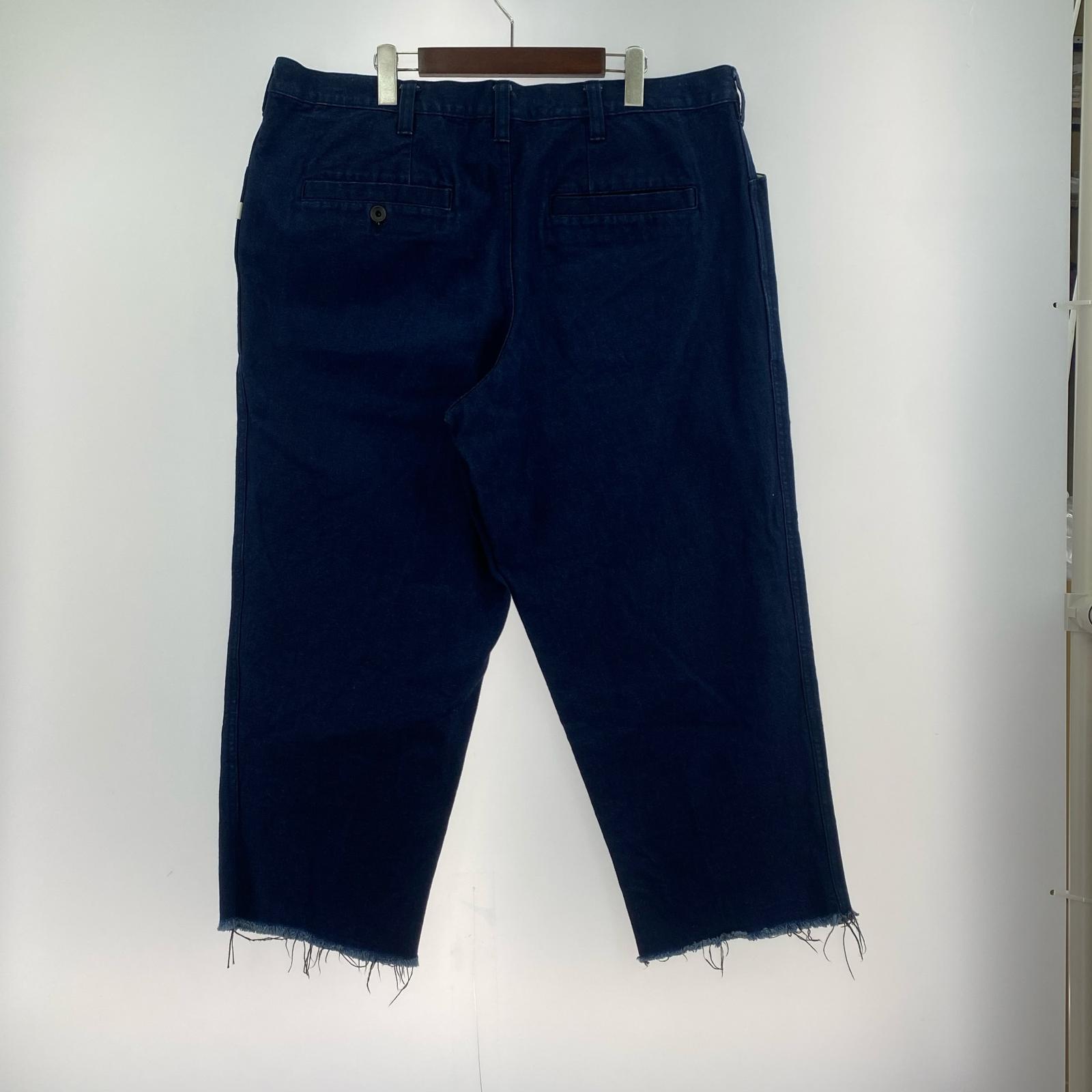 デニムパンツ essay OVERSIZED TAPERED PANTS ES02P-03 (M) M ネイビー
