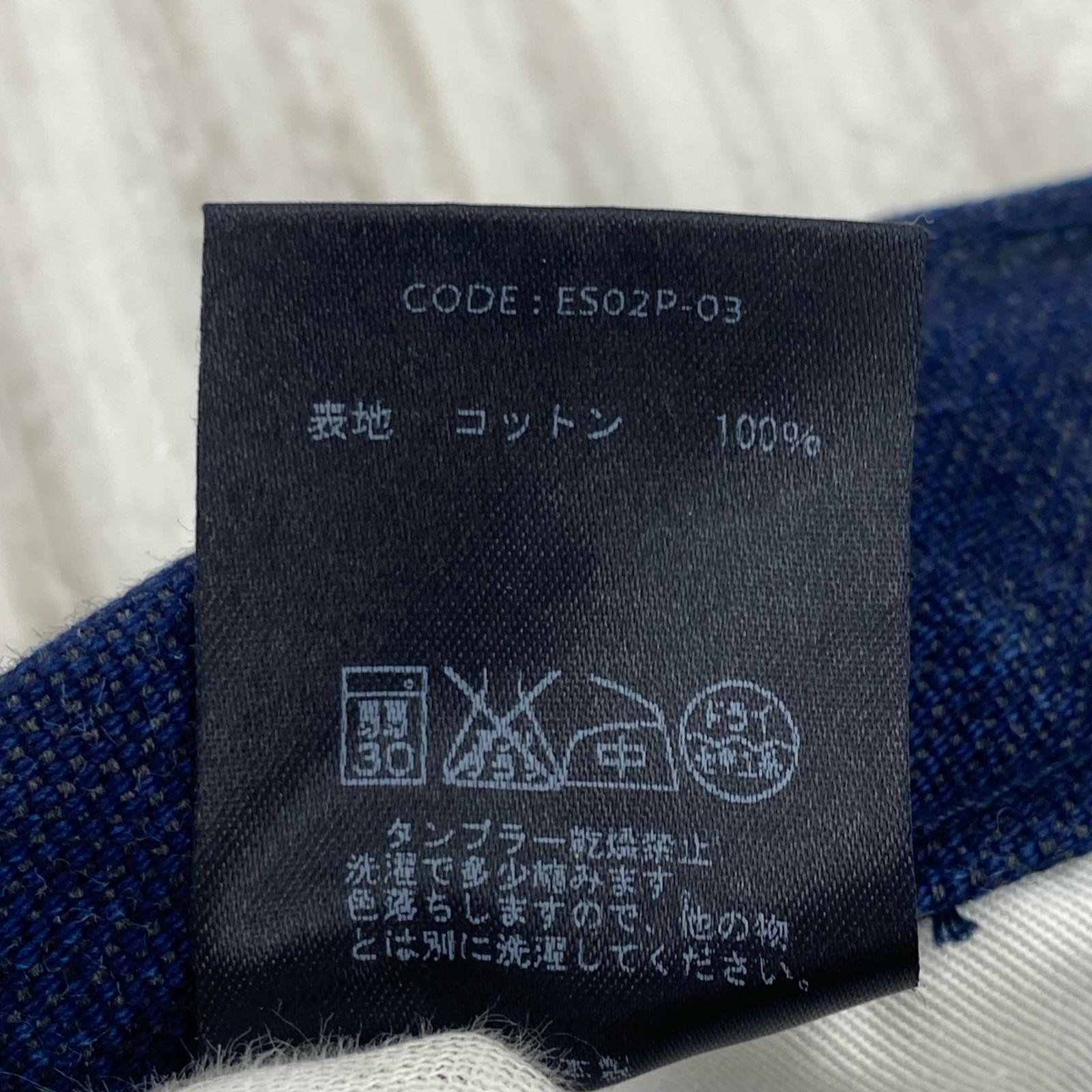 デニムパンツ essay OVERSIZED TAPERED PANTS ES02P-03 (M) M ネイビー