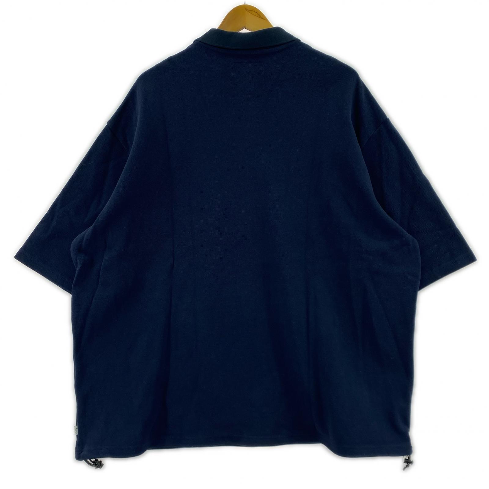 ポロシャツ Acy GS ZIP POLO ACY-24SS-003 紺 (03) ネイビー