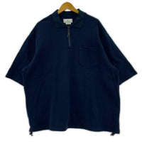 ポロシャツ Acy GS ZIP POLO ACY-24SS-003 紺 (03) ネイビー