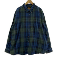 長袖シャツ 00s ST JOHN'S BAY ブラックウォッチ ウールチェックシャツ