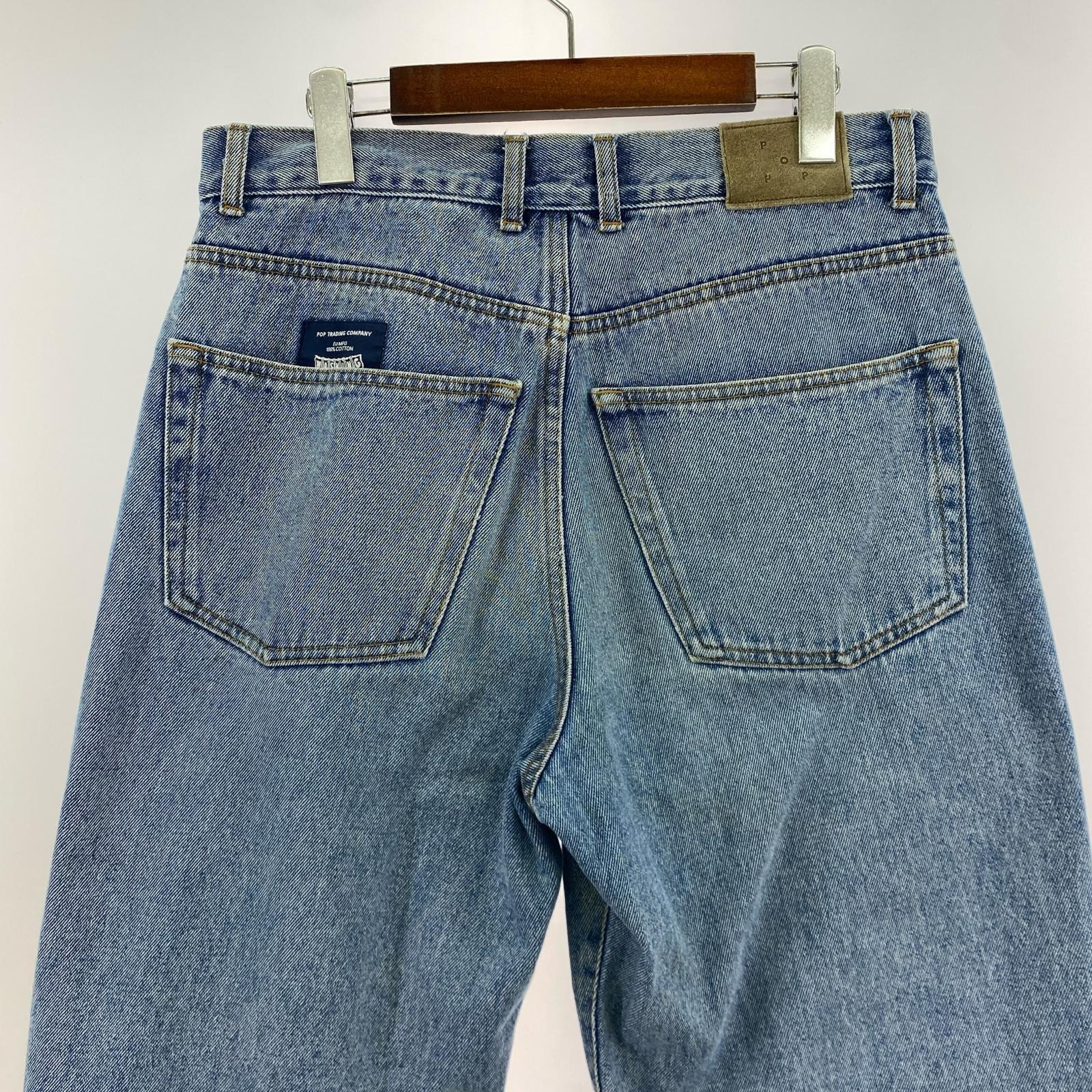 デニムパンツ POP TRADING COMPANY デニムパンツ (M) M ブルー