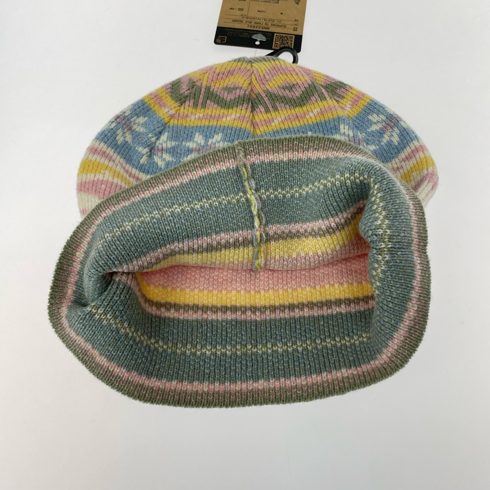 ニットキャップ ×THE NORTH FACE TS FAIRE ISLE BEANIE マルチカラー
