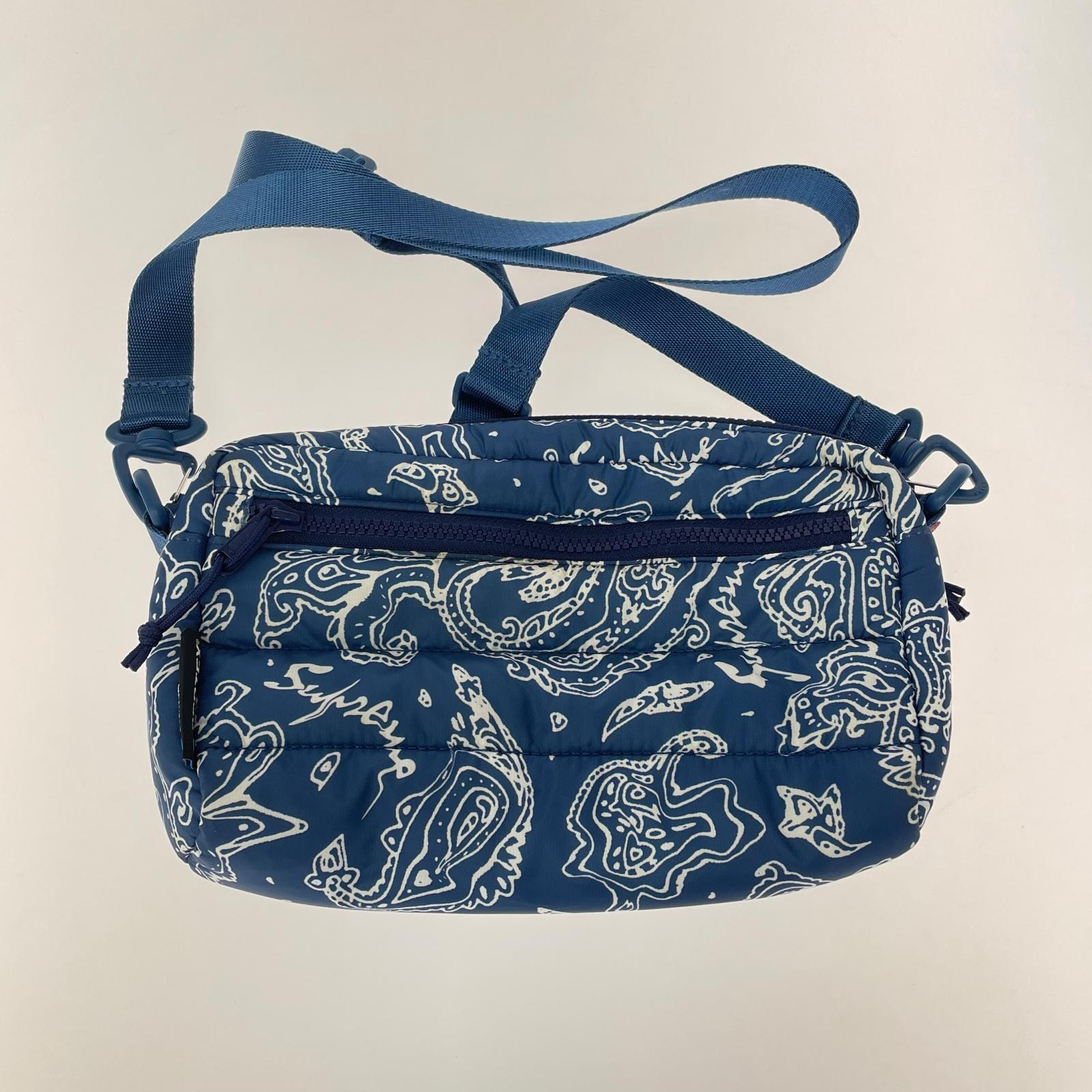 ショルダーバッグ 22AW Puffer Side Bag 青 ブルー