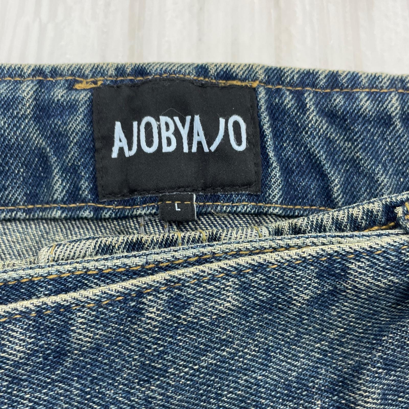 デニムパンツ AJOBYAJO デニム (L) L ネイビー