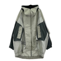 ジャケット Balmung 重ねハイネックビッグパーカー グレー (XL)