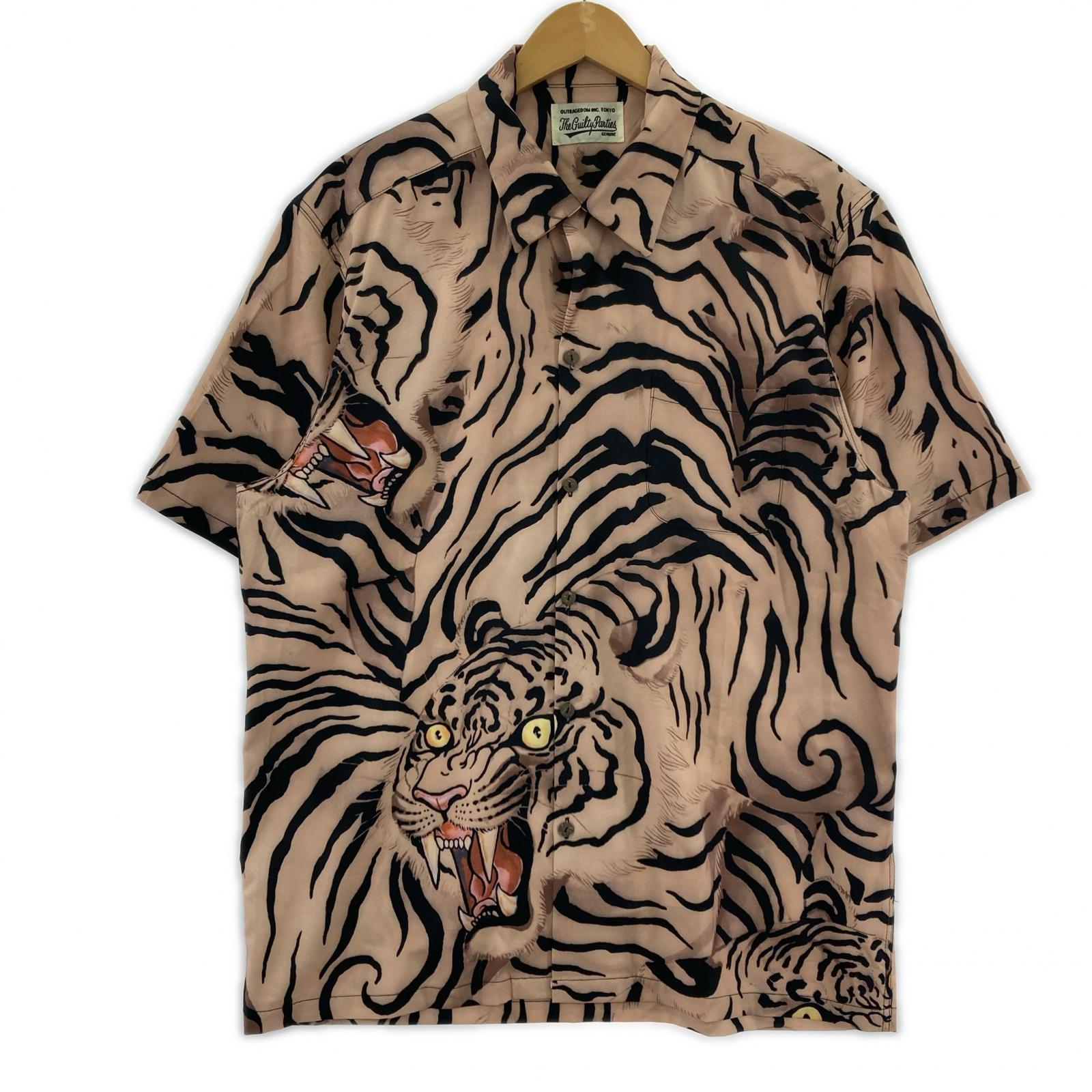 半袖シャツ 21SS/×TIM LEHI/虎柄 M