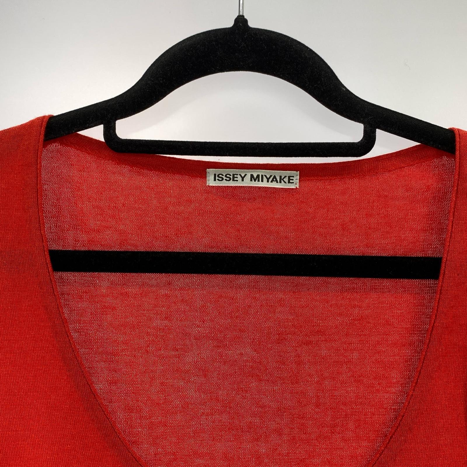 長袖Tシャツ メッシュ切替バイカラー トップス 赤 IM81KN011 3 レッド