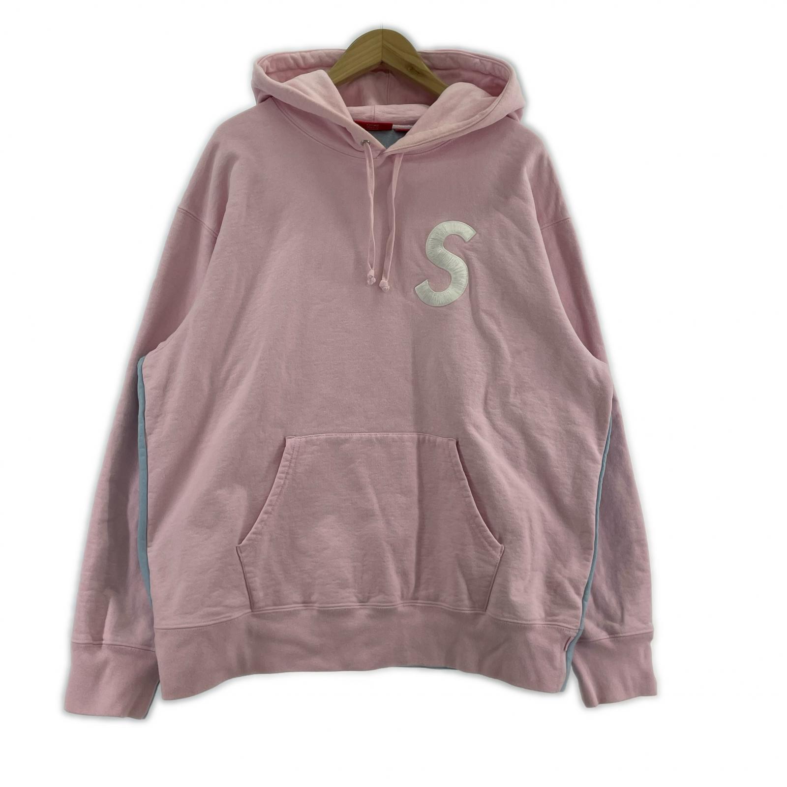 パーカー S LOGO SPLIT HOODED SWEATSHIRT
