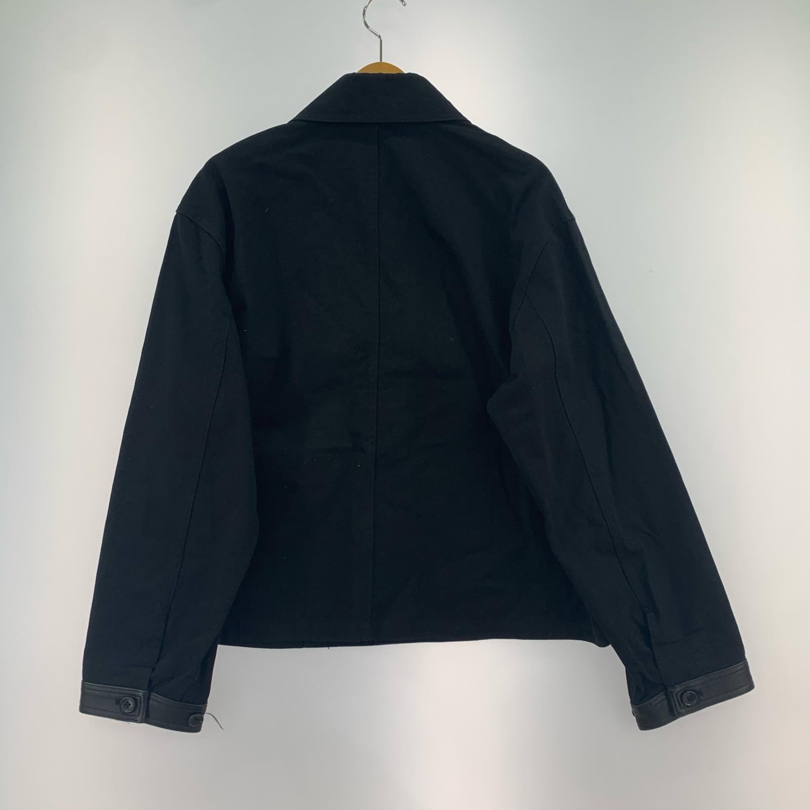 ジャケット Toironier 21SS Leathercuff Blouson BLK 1 1 ブラック