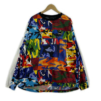 長袖Tシャツ 18ss L/S CAMOUFLAGE PISTE マルチカラー XL マルチカラー
