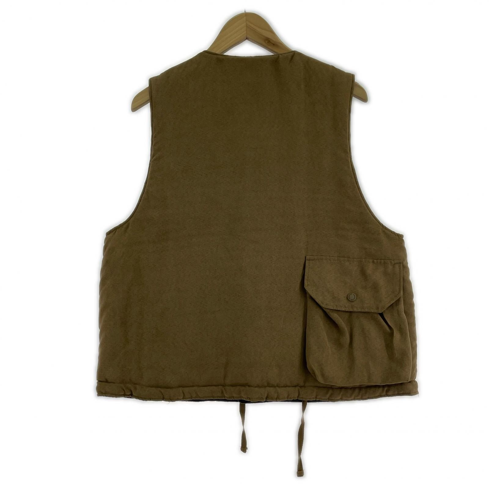 ジャケット 24AW CoverVest/Lt.Weight-FakeSuede (S) 茶 S ブラウン