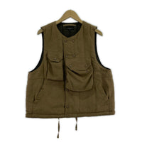 ジャケット 24AW CoverVest/Lt.Weight-FakeSuede (S) 茶 S ブラウン