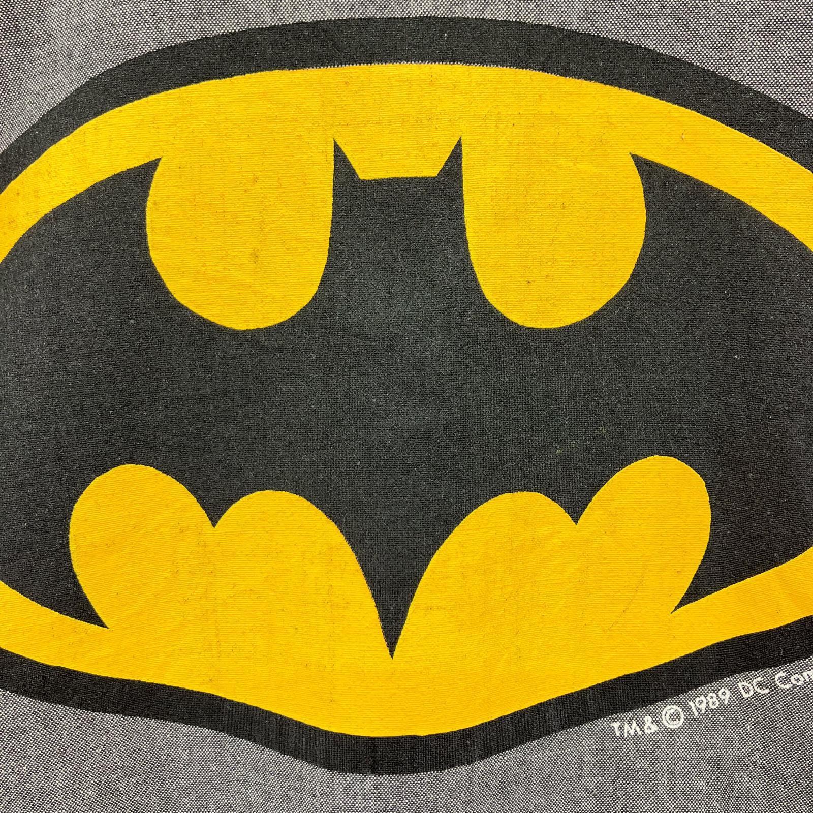 長袖シャツ 80s バットマン グレー (M-L) グレー