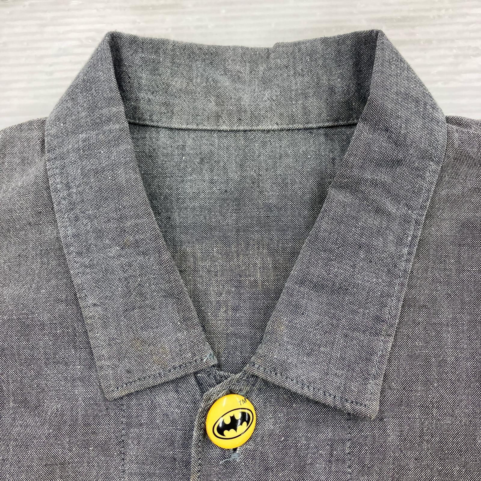 長袖シャツ 80s バットマン グレー (M-L) グレー