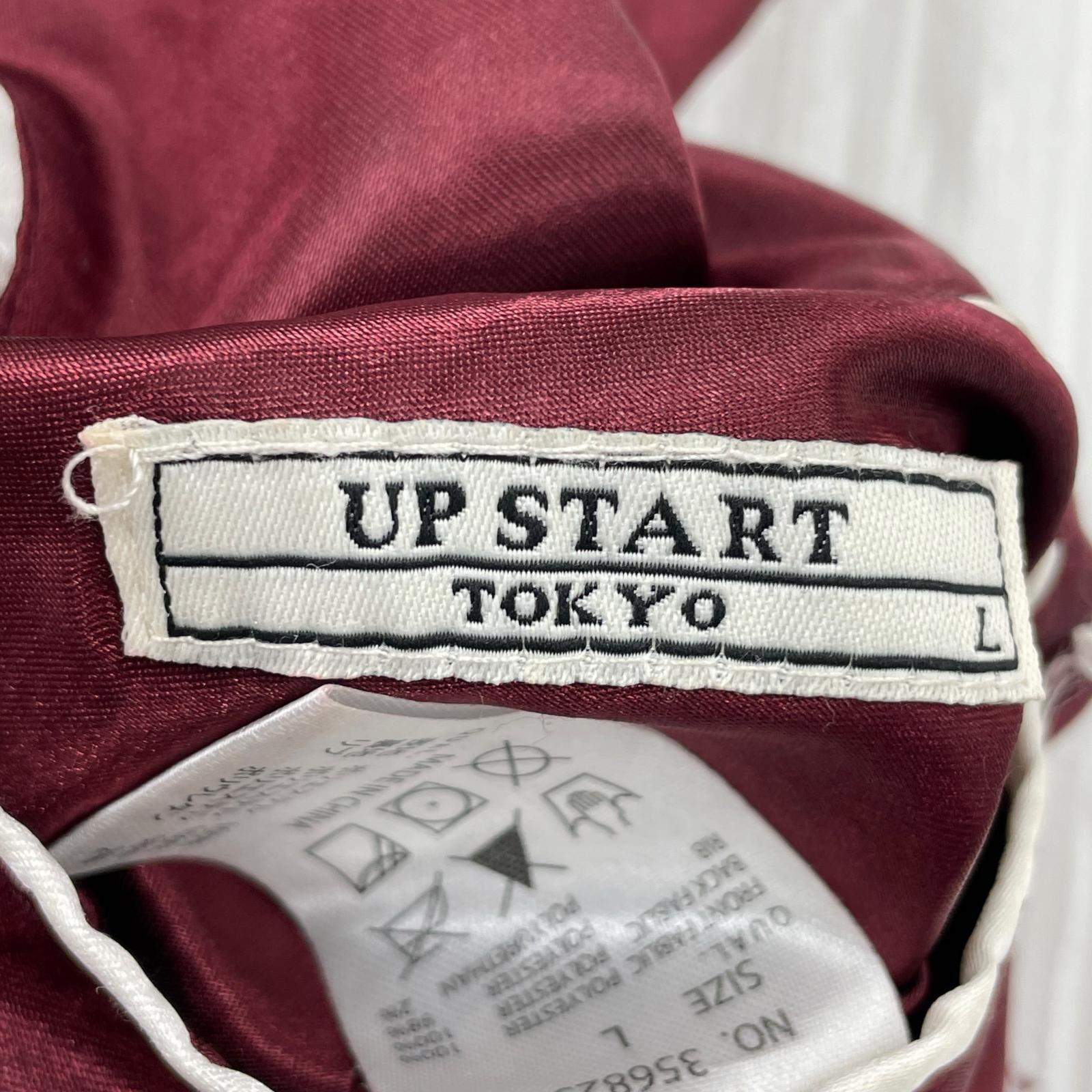 ジャケット UP START TOKYO スカジャン レッド L