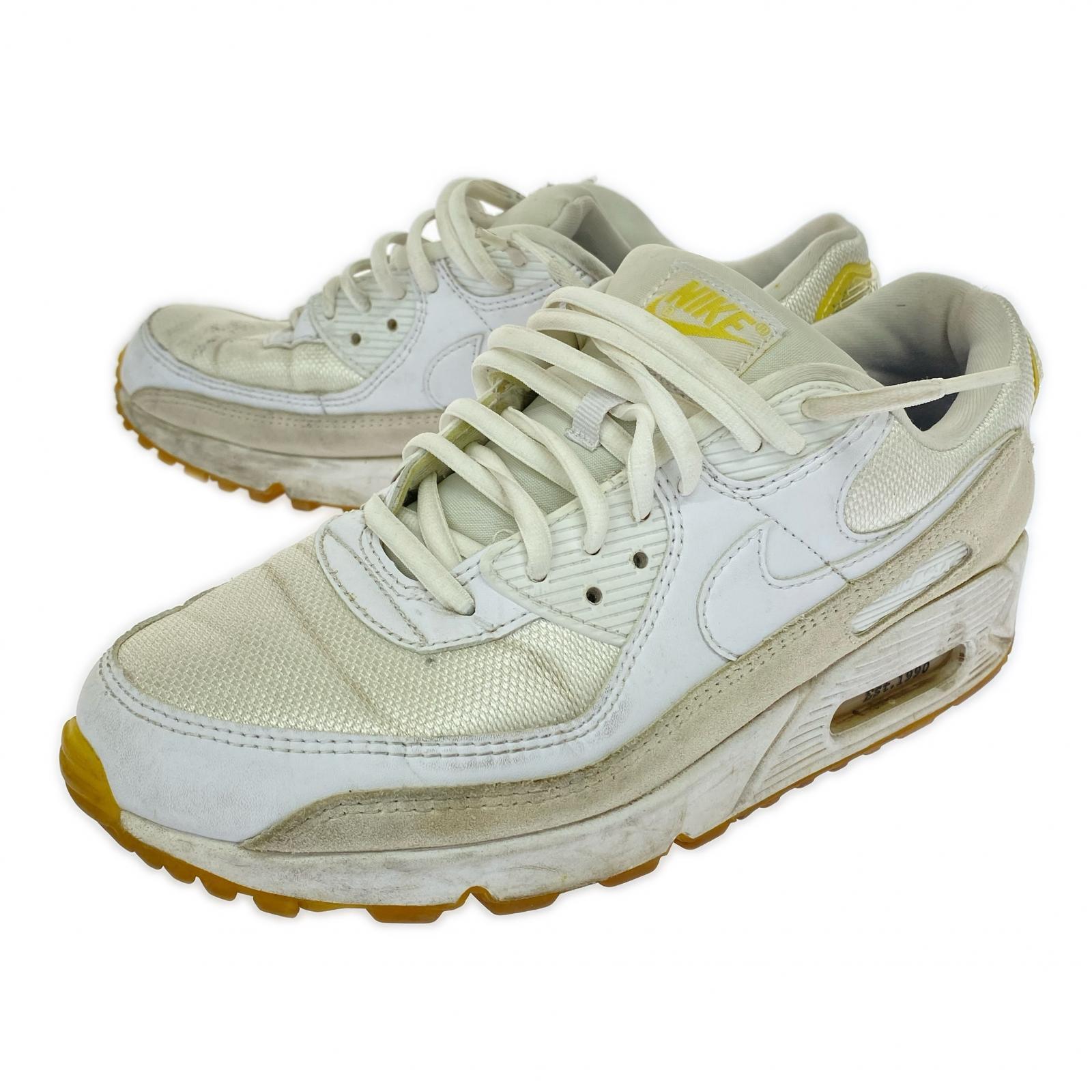 スニーカー NIKE AIR MAX 90 SE SUMMIT WHITE/白 28cm (US10 UK9 1/2 EU46) ホワイト