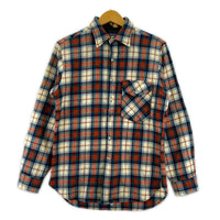 長袖シャツ 70s PENDLETON USA製 チェックウールシャツ 赤緑 (M) M