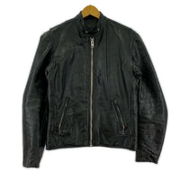 ライダースジャケット 70s VANSON 白タグ シングルライダースジャケット 黒 (36) 36 ブラック
