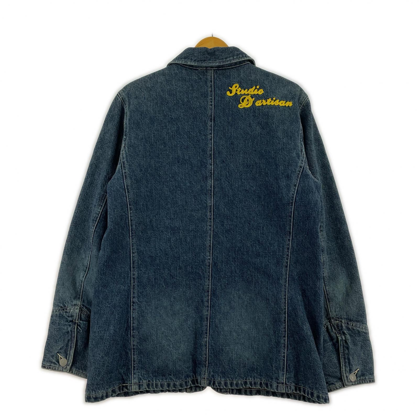 デニムジャケット STUDIO D’ARTISAN デニムカバーオールジャケット (S) S ブルー