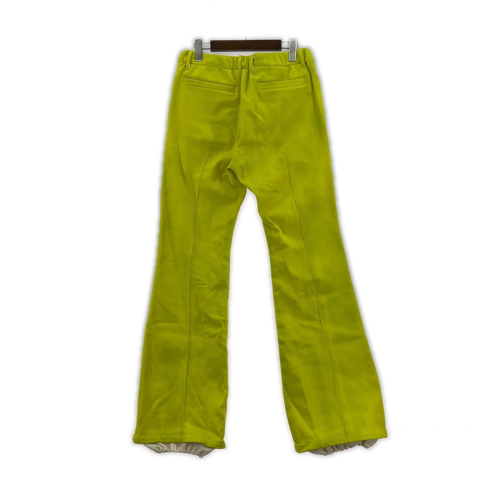パンツ 23SS LEATHER COATING JERSEY TRACK PANTS 1 イエロー