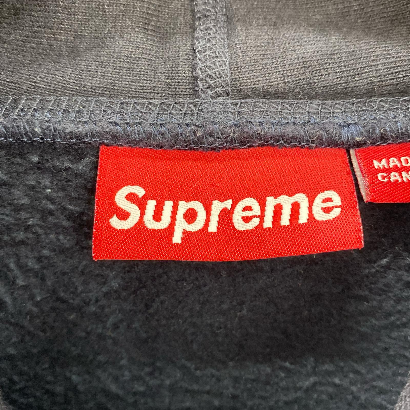 パーカー Supreme 04AW World Famous Hooded Sweatshirt XL 黒 ブラック