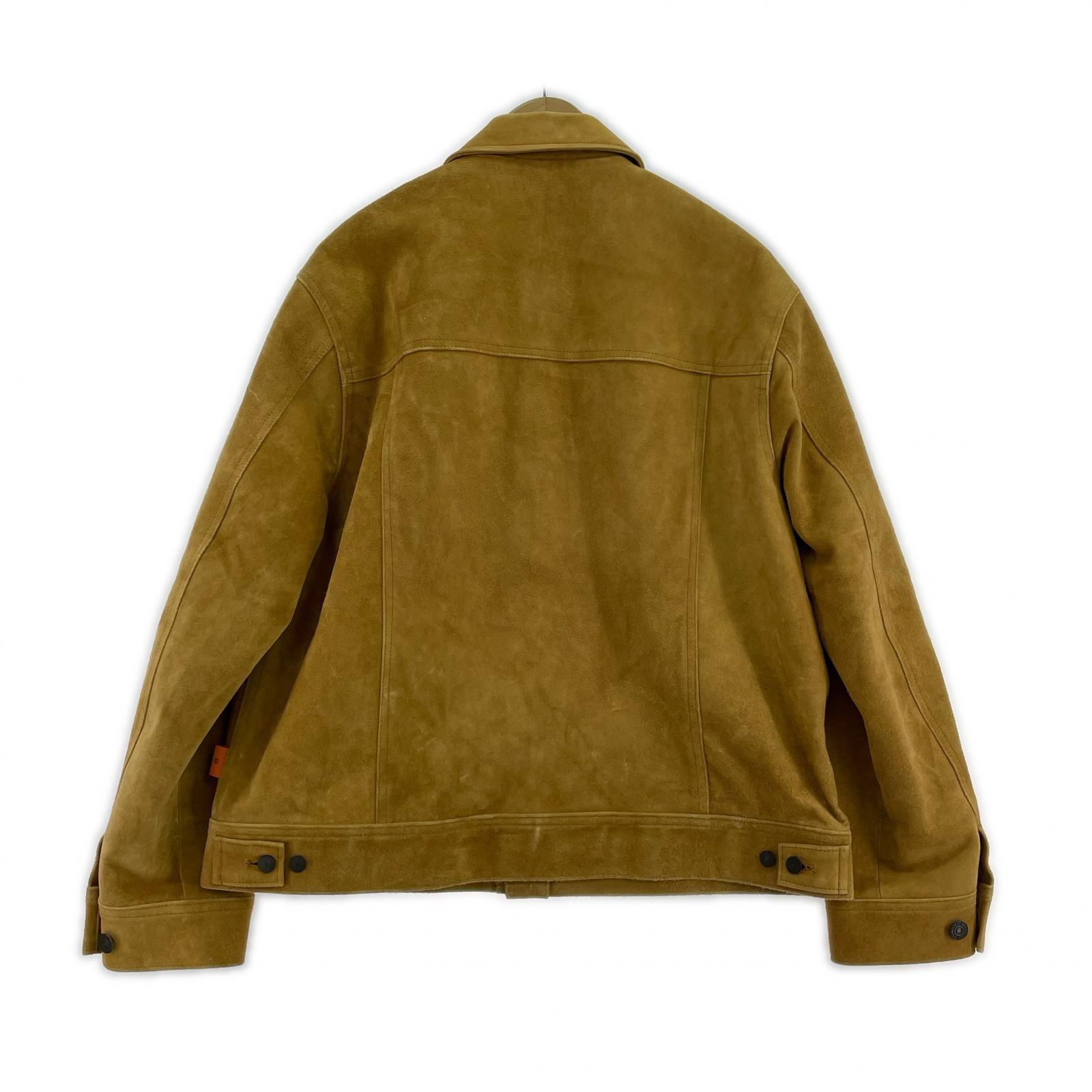 その他アウター 21AW suede leather jacket S ブラウン