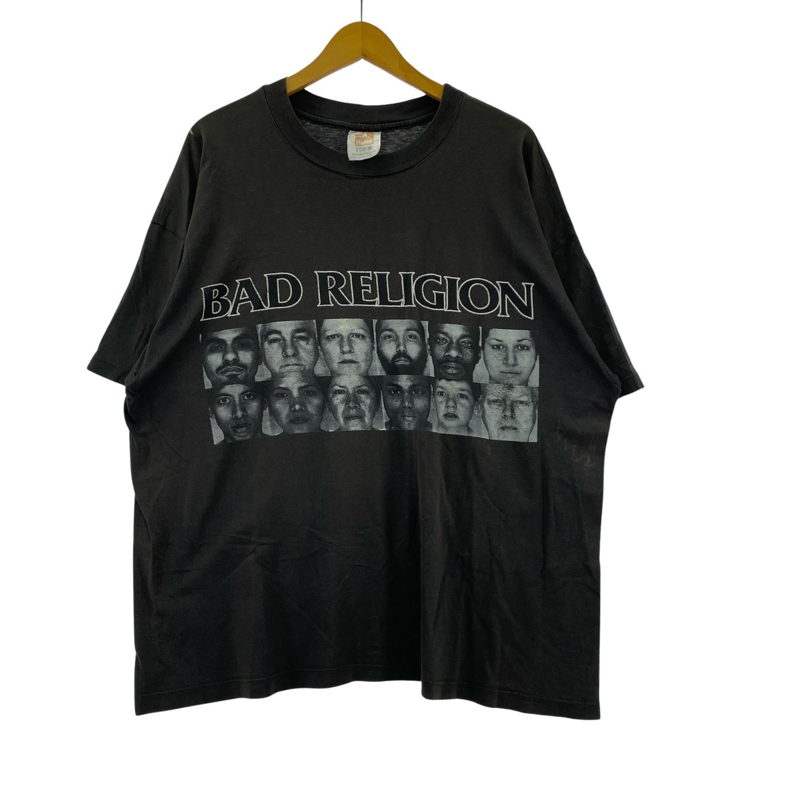 半袖Tシャツ 90s BAD RELIGION HANESbody 黒 ブラック