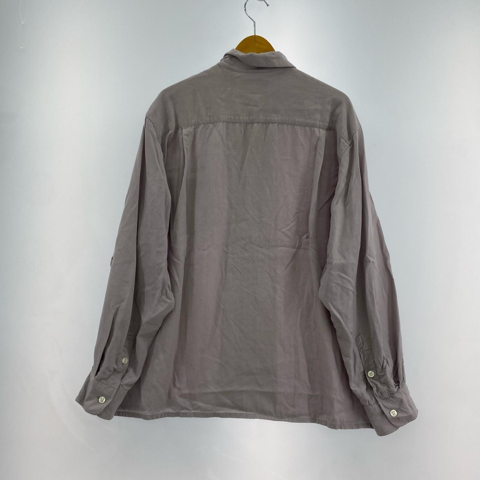 長袖シャツ WACKO MARIA 50’sオープンカラーシャツ パープル XL