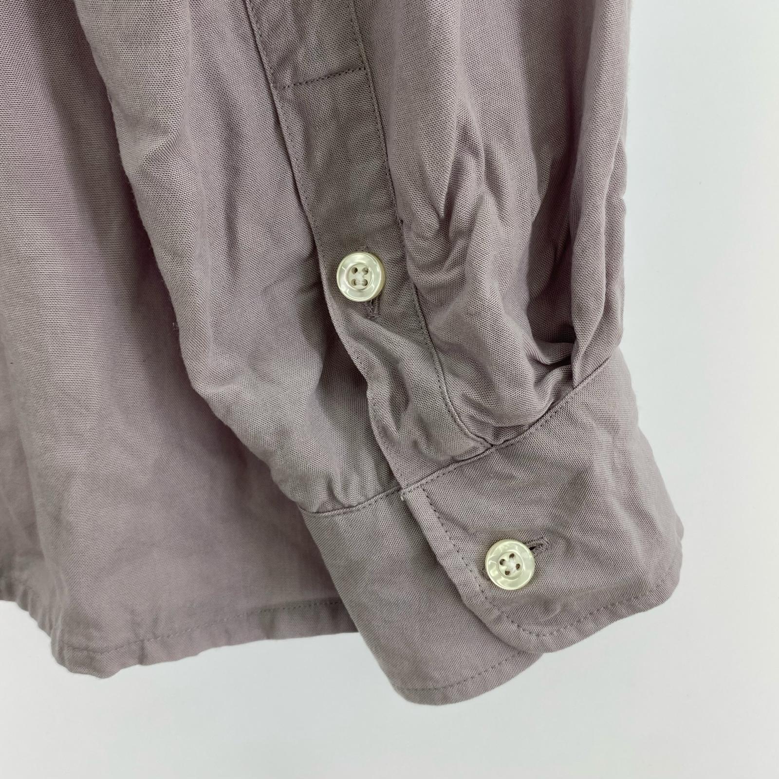 長袖シャツ WACKO MARIA 50’sオープンカラーシャツ パープル XL