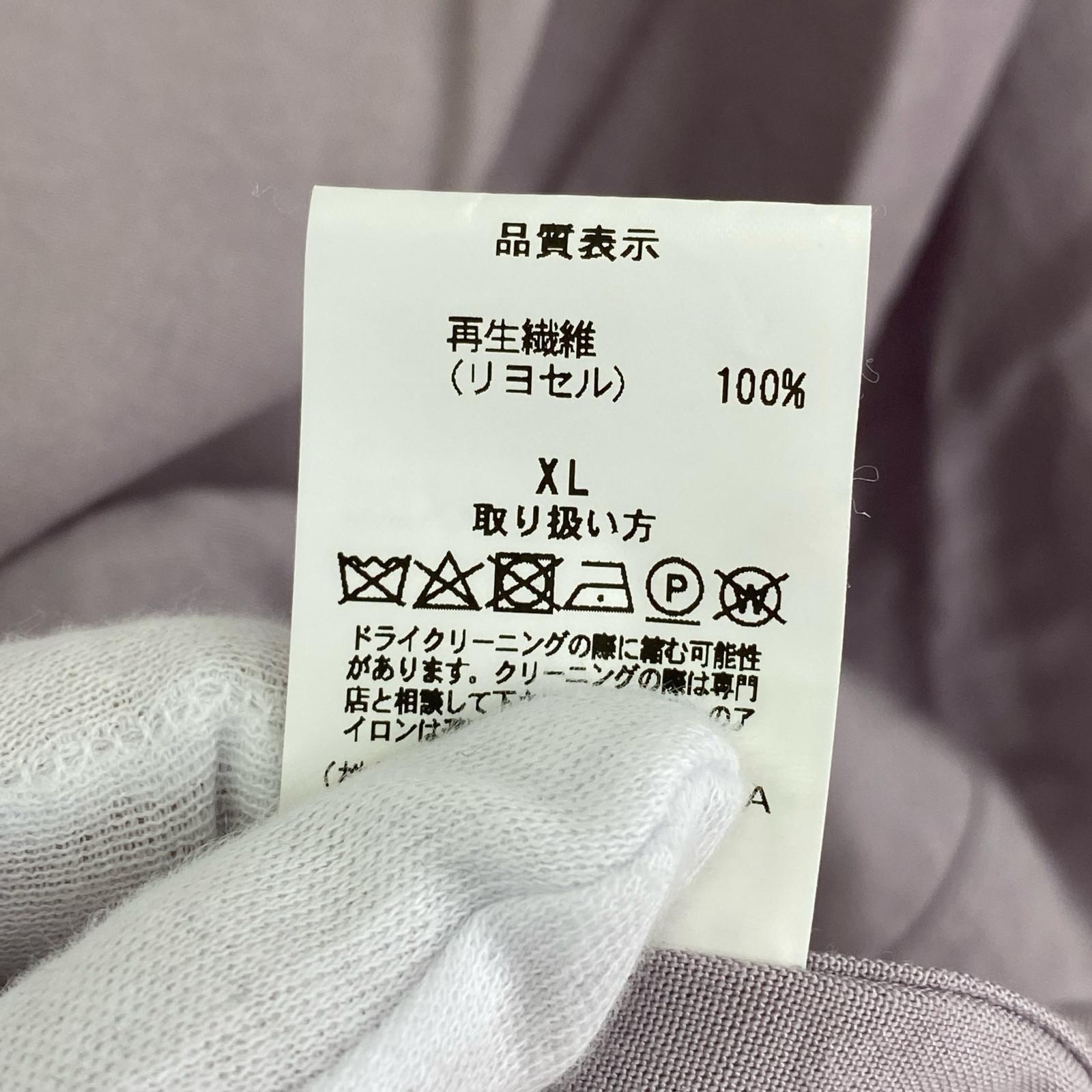 長袖シャツ WACKO MARIA 50’sオープンカラーシャツ パープル XL