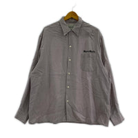 長袖シャツ WACKO MARIA 50’sオープンカラーシャツ パープル XL