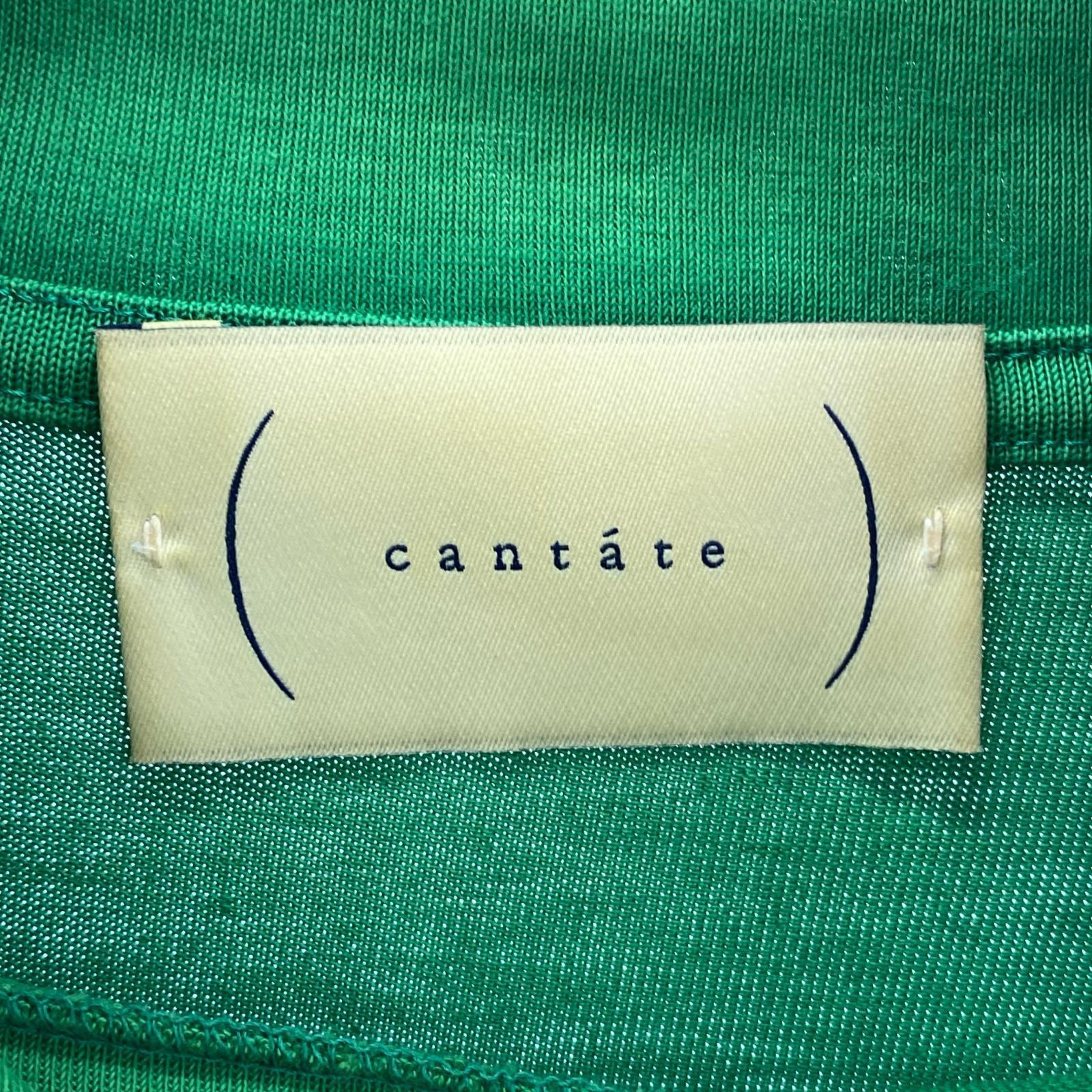 長袖Tシャツ Cantate 23AW Turtle Neck L/S Shirt 46 グリーン 46 グリーン