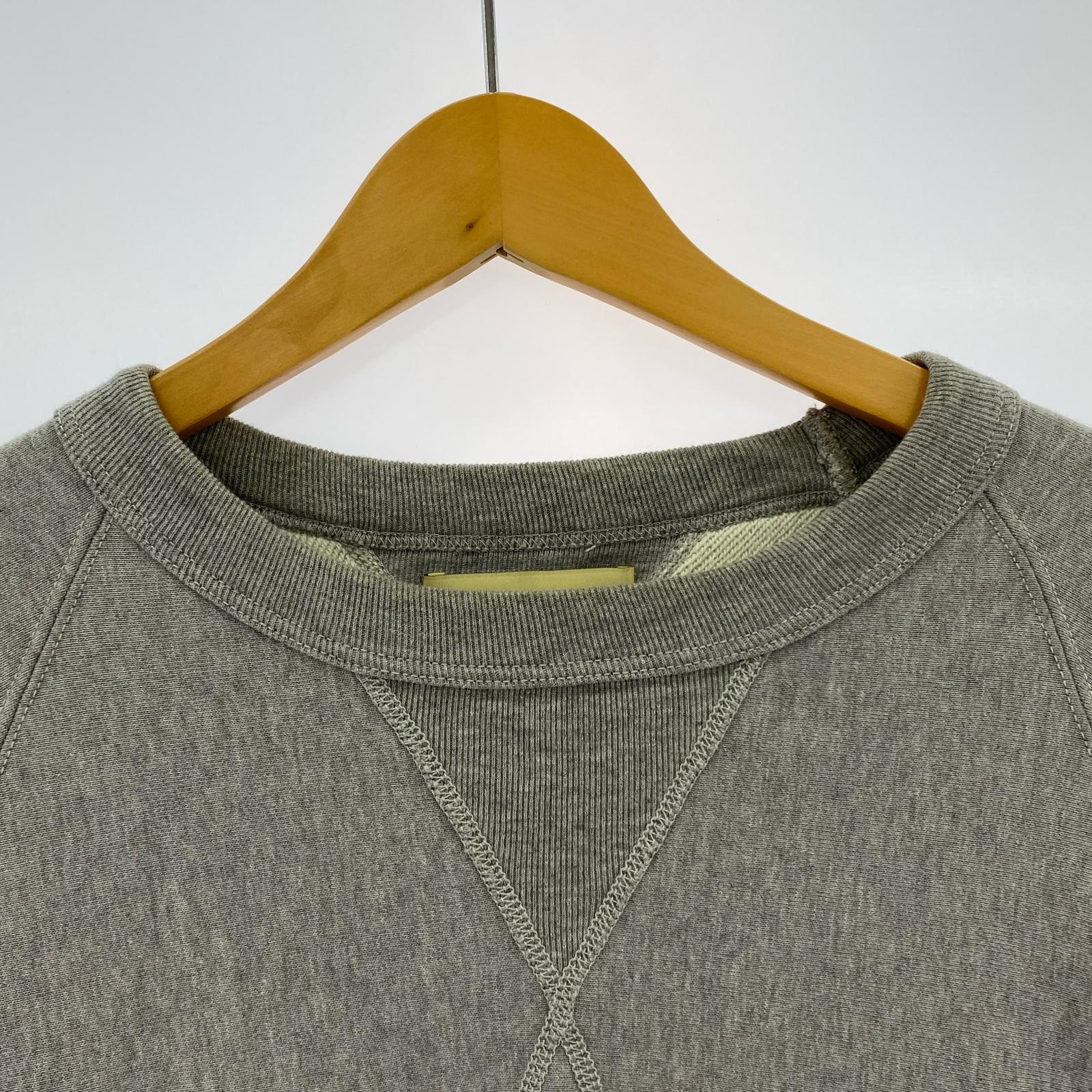 スウェット cantate 24SS Fluffy Crew Neck Pullover 48 グレー