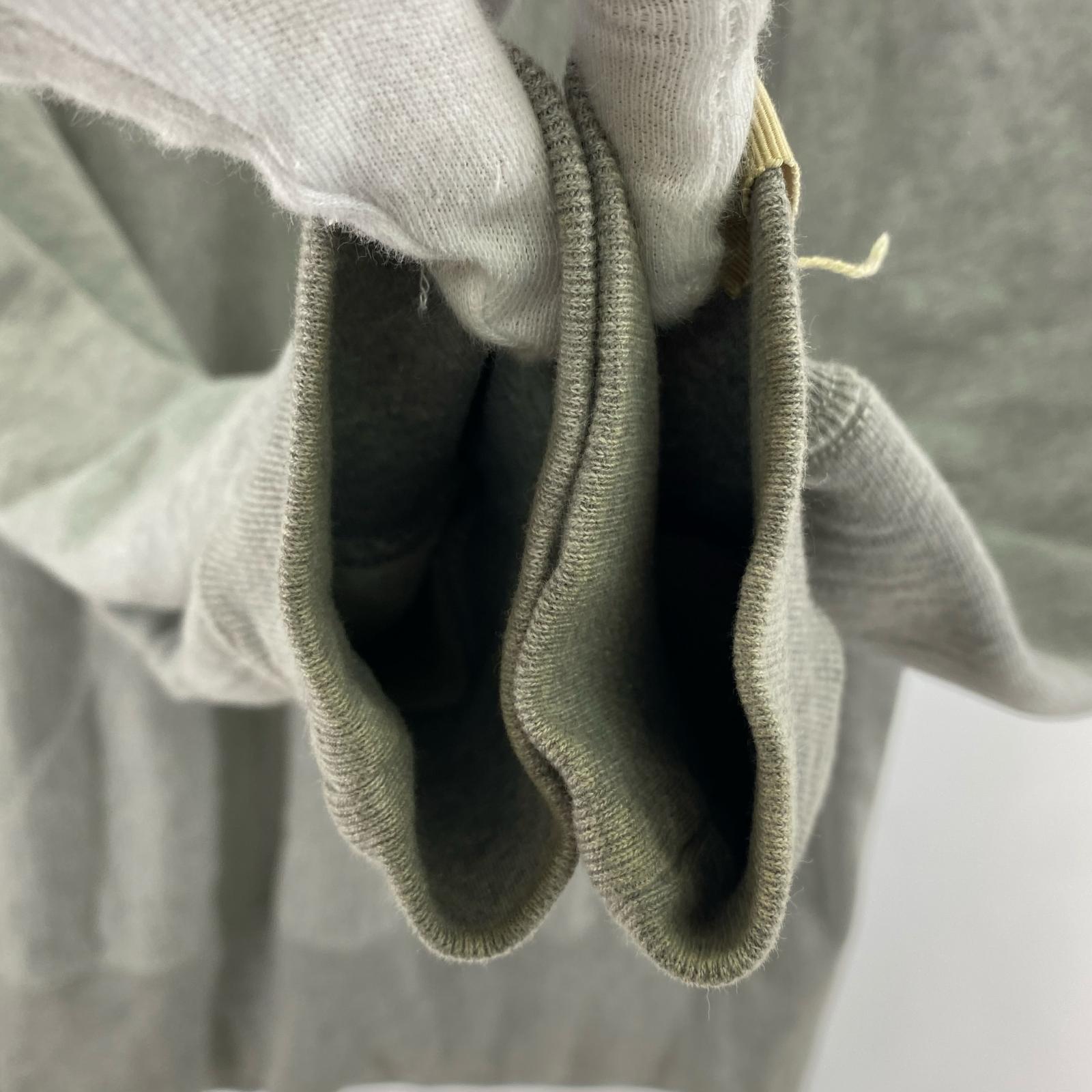 スウェット cantate 24SS Fluffy Crew Neck Pullover 48 グレー