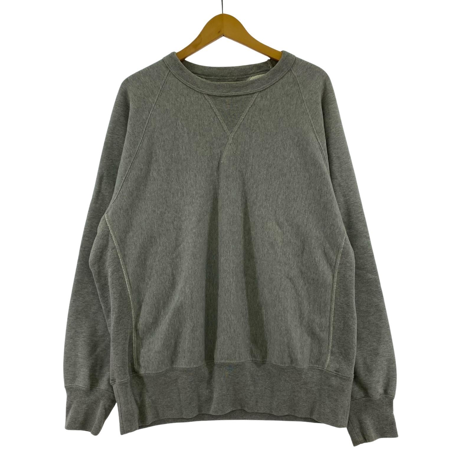 スウェット cantate 24SS Fluffy Crew Neck Pullover 48 グレー