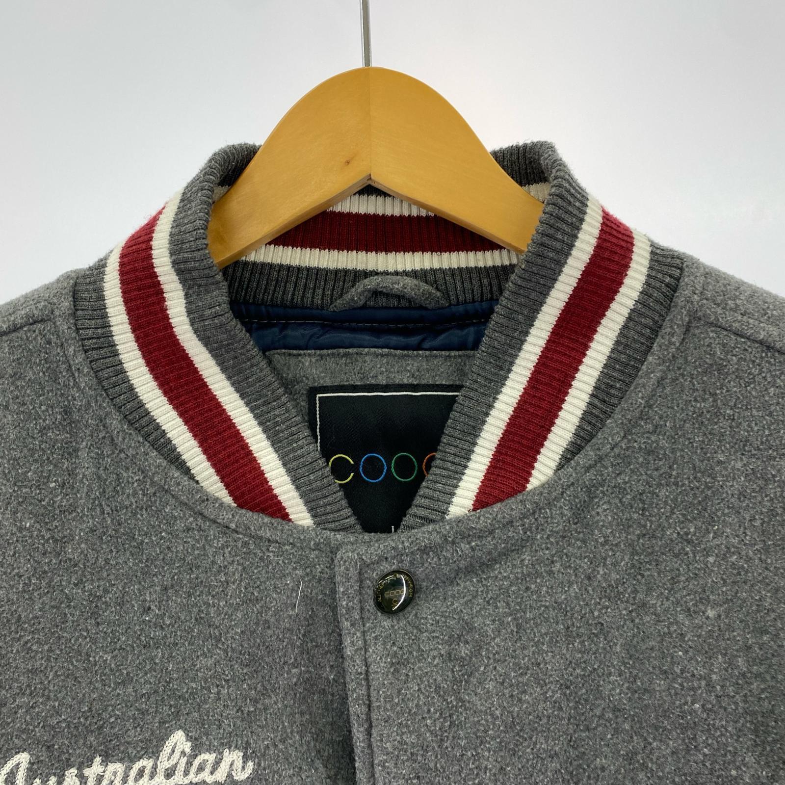 ジャケット COOGI 中綿スタジャン L グレー
