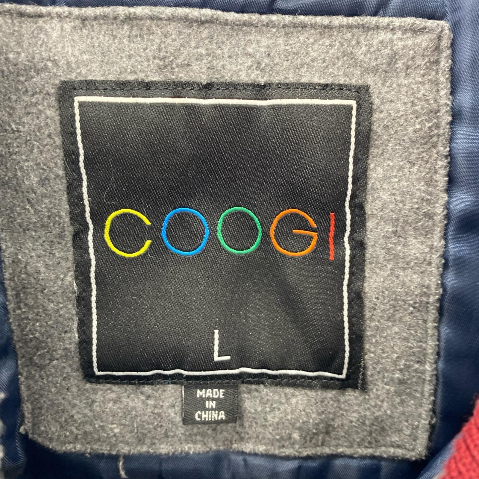 ジャケット COOGI 中綿スタジャン L グレー