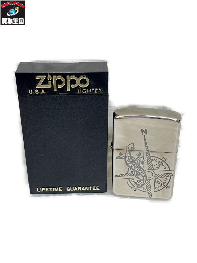 ライター ZIPPO 95年製 Marlboro COMPASS LIZARD