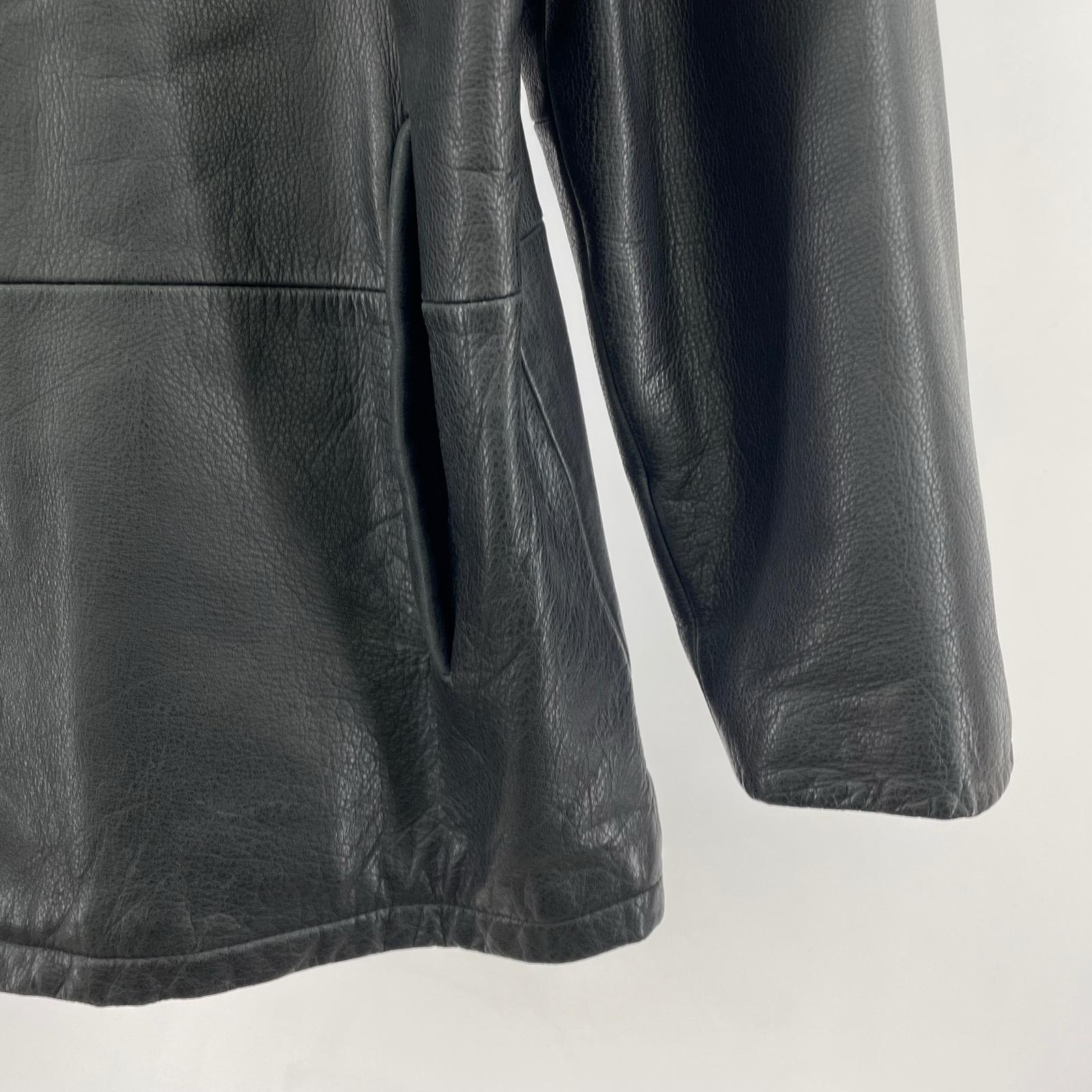レザージャケット Brooks Brothers レザー カーコート M ブラック M ブラック