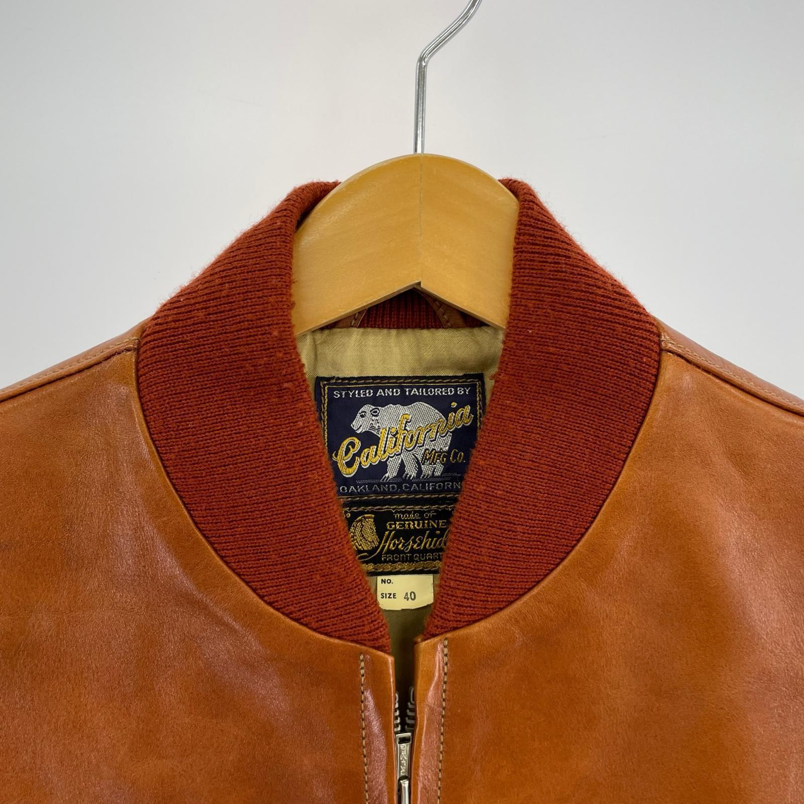 レザージャケット RAINBOW COUNTRY 50s HORSEHIDE (40) ブラウン 40 ブラウン