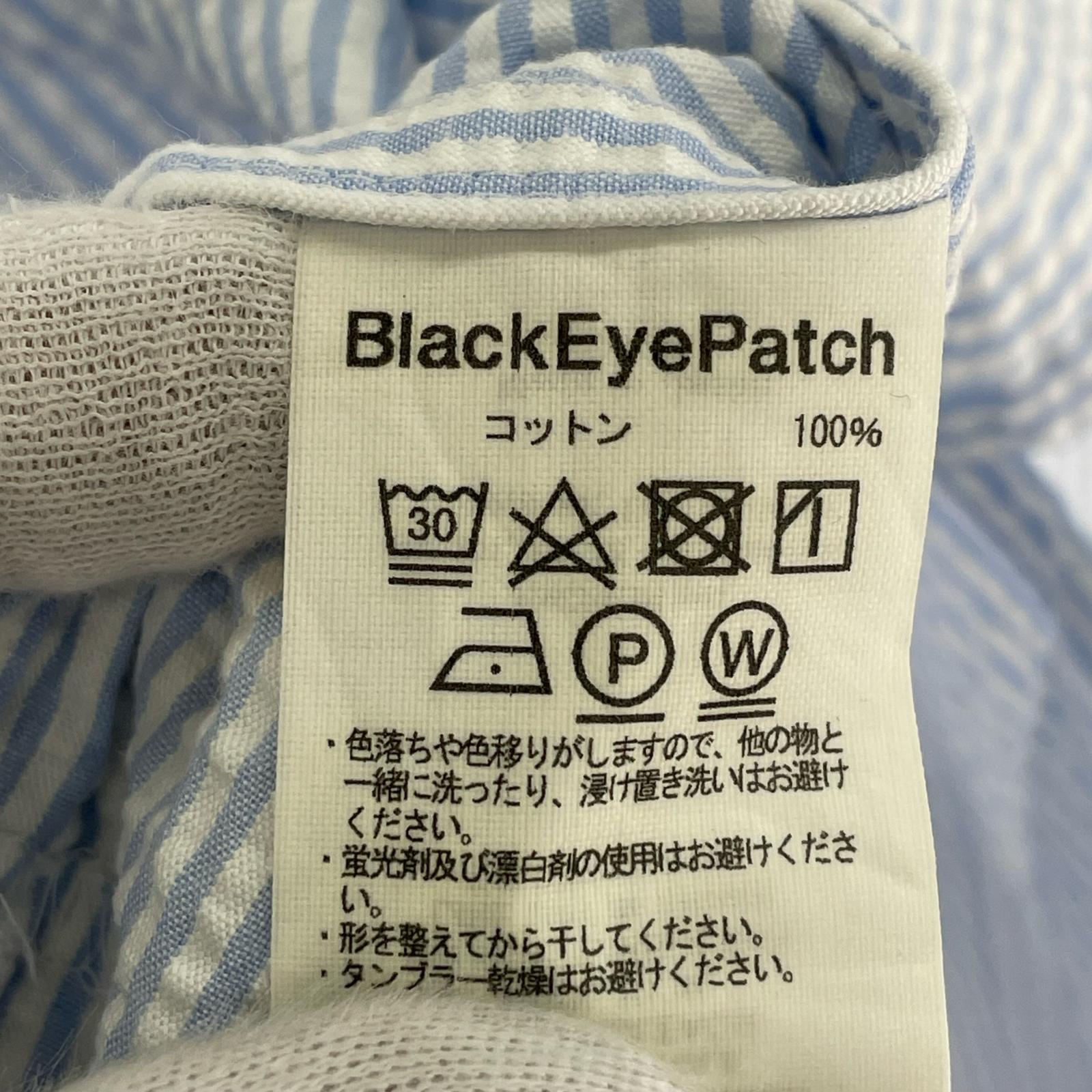 半袖シャツ ハーフジップ M M ブルー