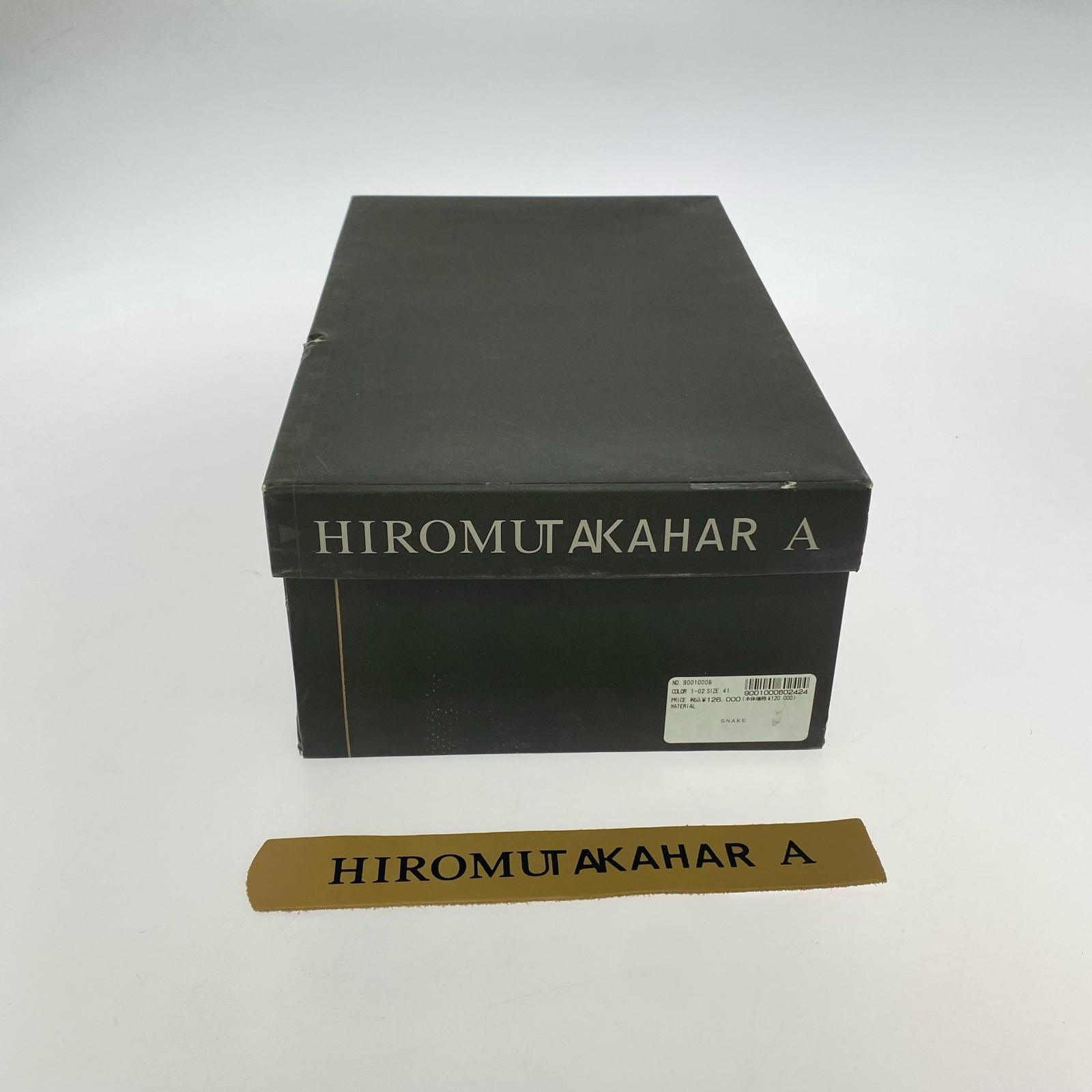 シューズ HIROMUTAKAHARA SNAKE スネーク スタッズ シューズ 41 赤 レッド