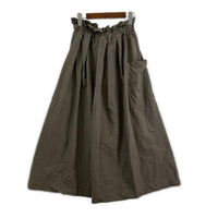 スカート HUIS. 遠州織物 スカート F U406 -H02-08BGY フリー カーキ