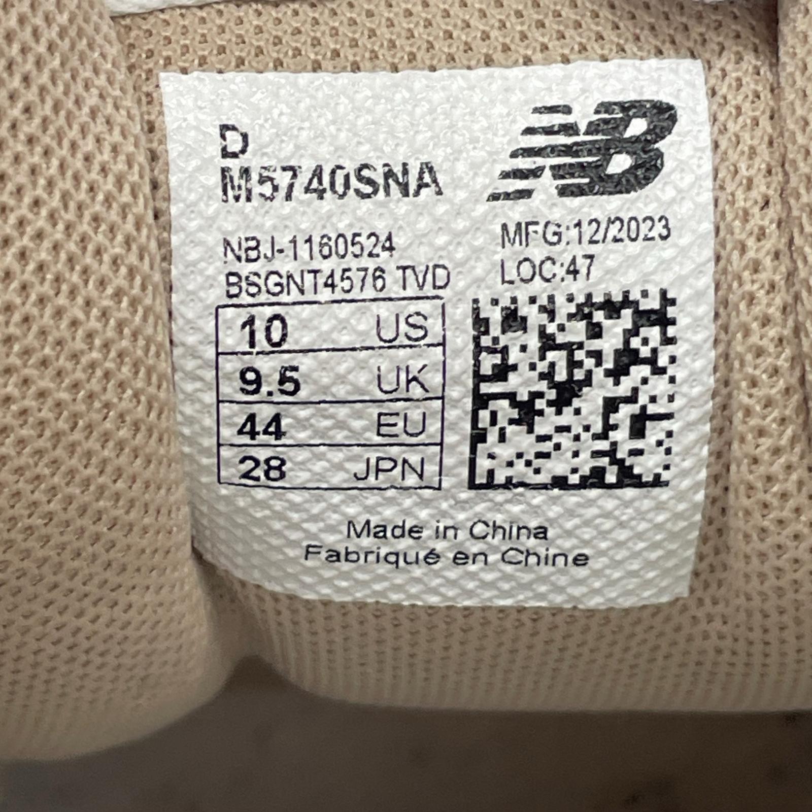 スニーカー M5740SNA 28.0cm 28cm (US10 UK9 1/2 EU46) ベージュ