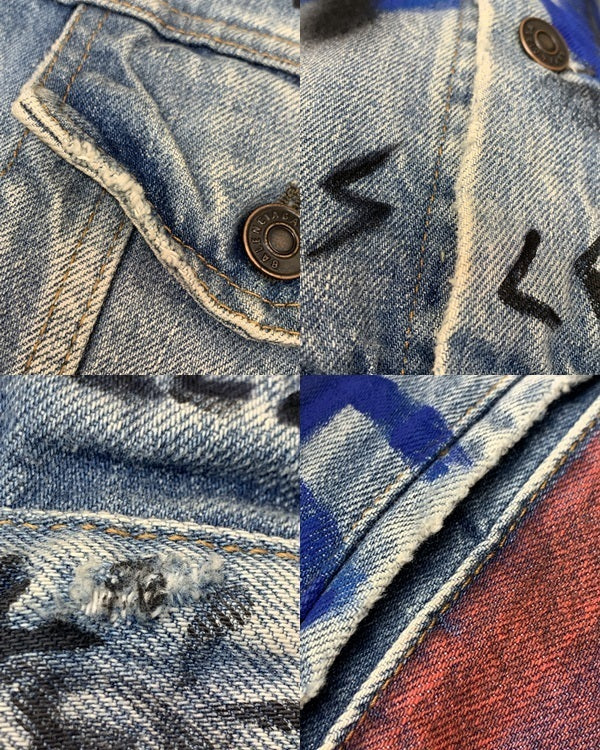 GRAPHIC DENIM JACKET