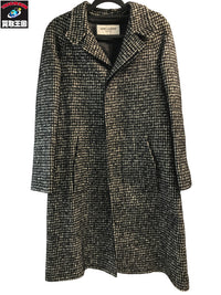 15AW SAINT LAURENT PARIS ハウンドトゥース ウールコー