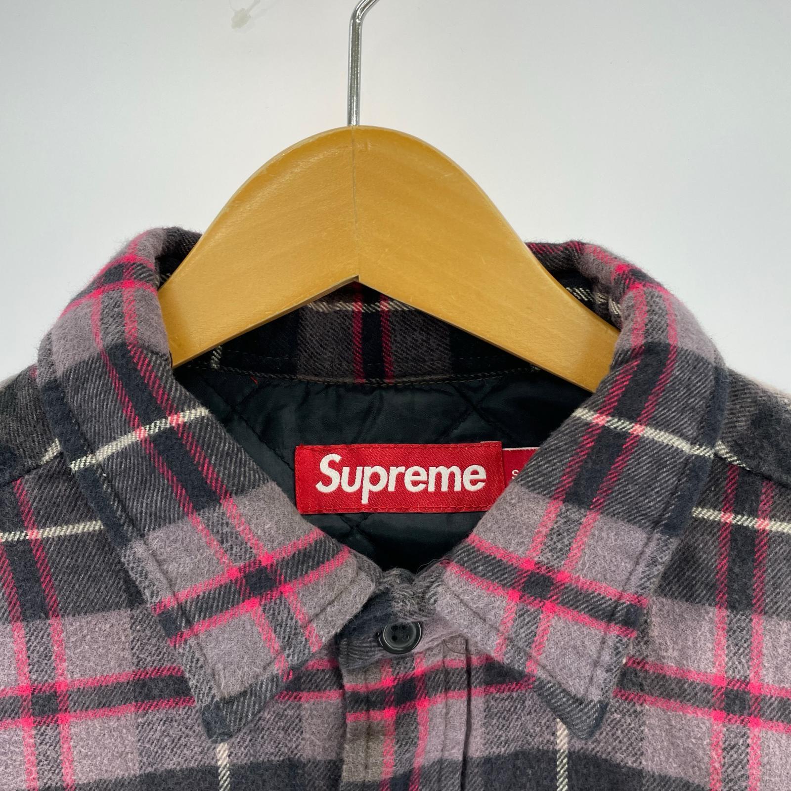 長袖シャツ Supreme 24AW Quilted Plaid Shirt 中綿ネルシャツ S S マルチカラー