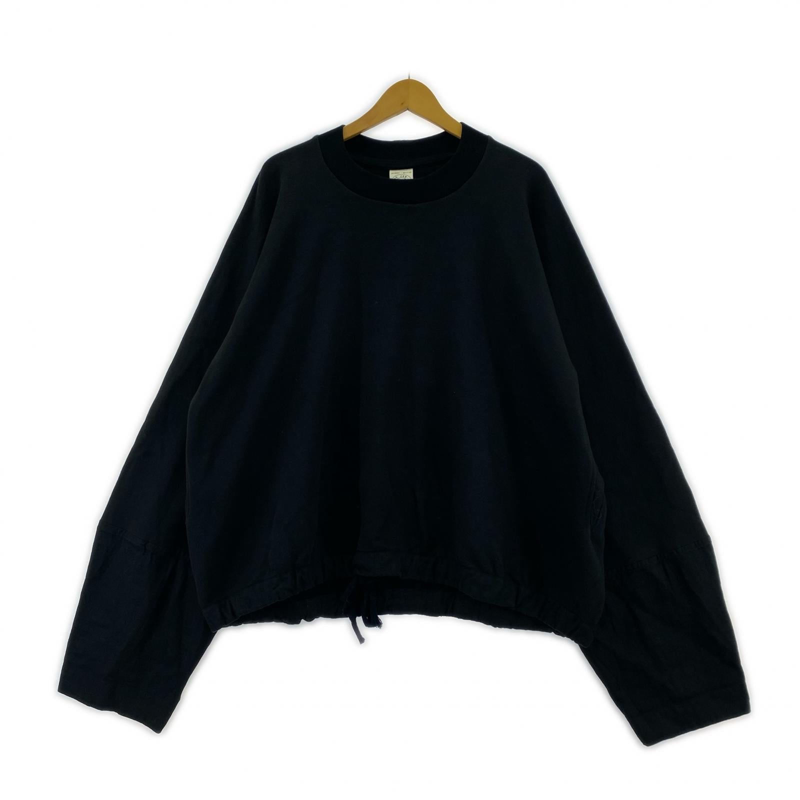 スウェット JAN-JAN VAN ESSCHE BLACK ORGANIC SWEAT M ブラック
